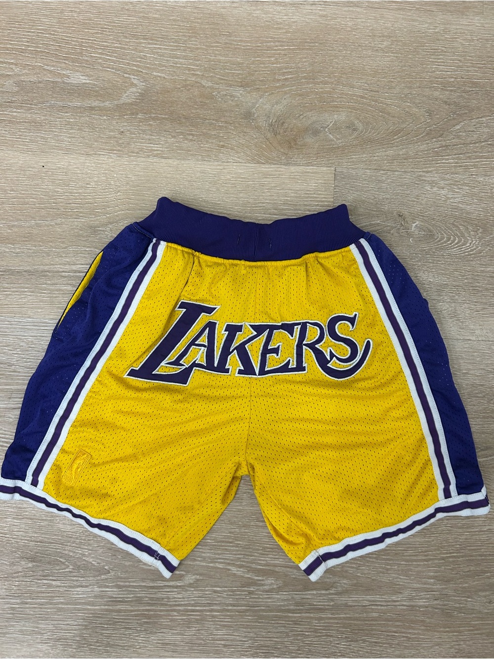 Vintage Just Don Los Angeles Lakers 1996-97 Shorts MADE IN USA Small (NO STRING)